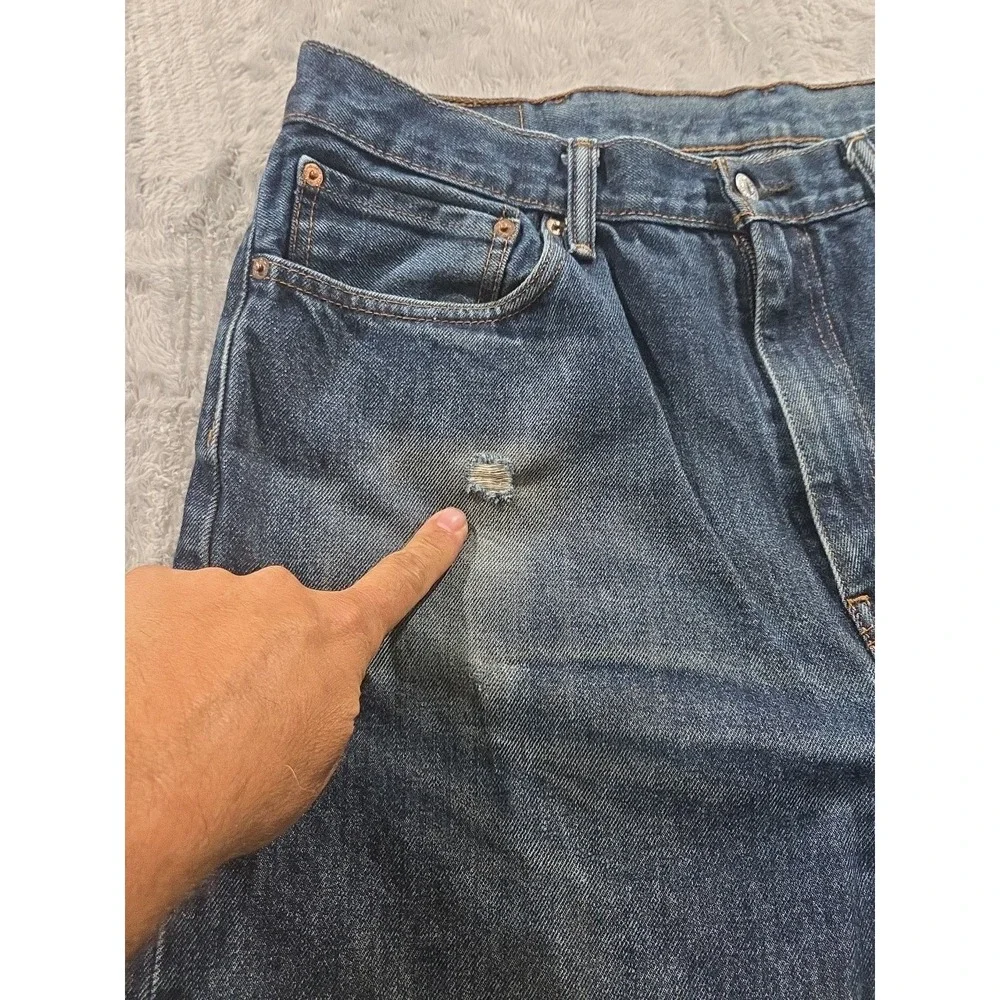 levis 505 mens denim jeans Sz 38x34 100% Cotton